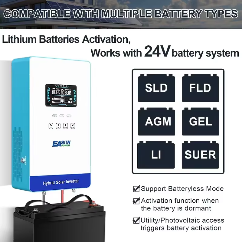 EASUN POWER hybride zonne-omvo - Grid Tie Inverter Limiter 2000W recensie en prijs